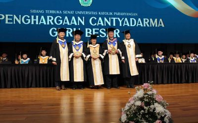 Penghargaan Cantyadarma untuk Tiga Guru Besar UNPAR di Tahun 2025